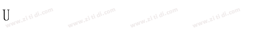 University Roman Alt字体转换